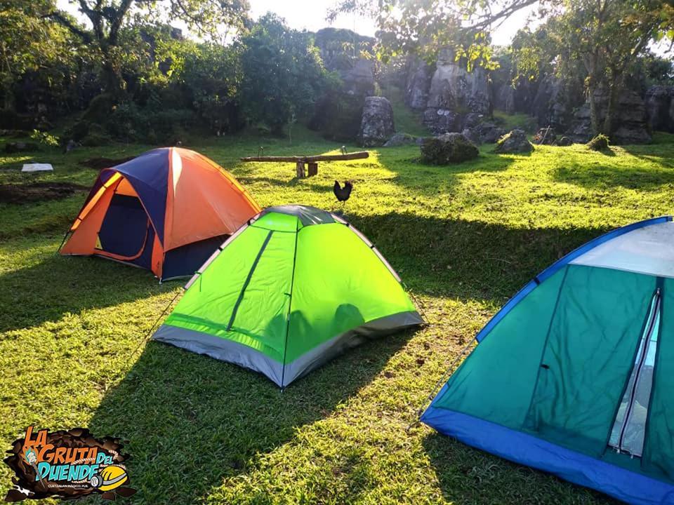מלון Cuetzalán del Progreso Camp La Gruta Del Duende מראה חיצוני תמונה