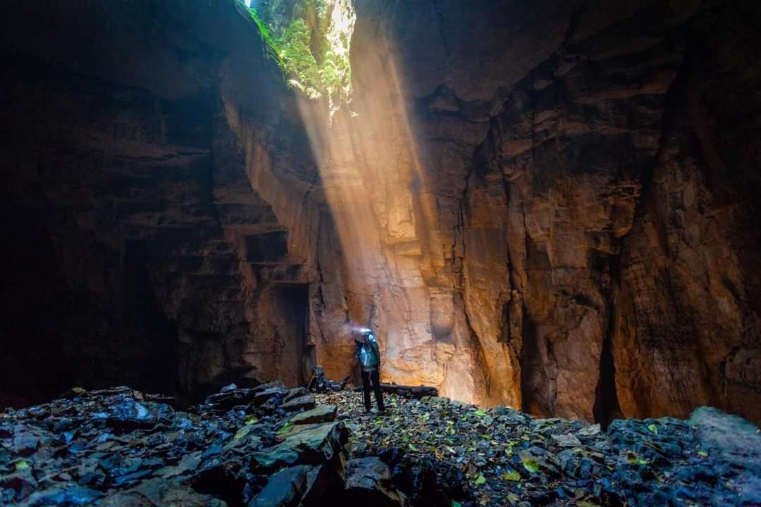 מלון Cuetzalán del Progreso Camp La Gruta Del Duende מראה חיצוני תמונה